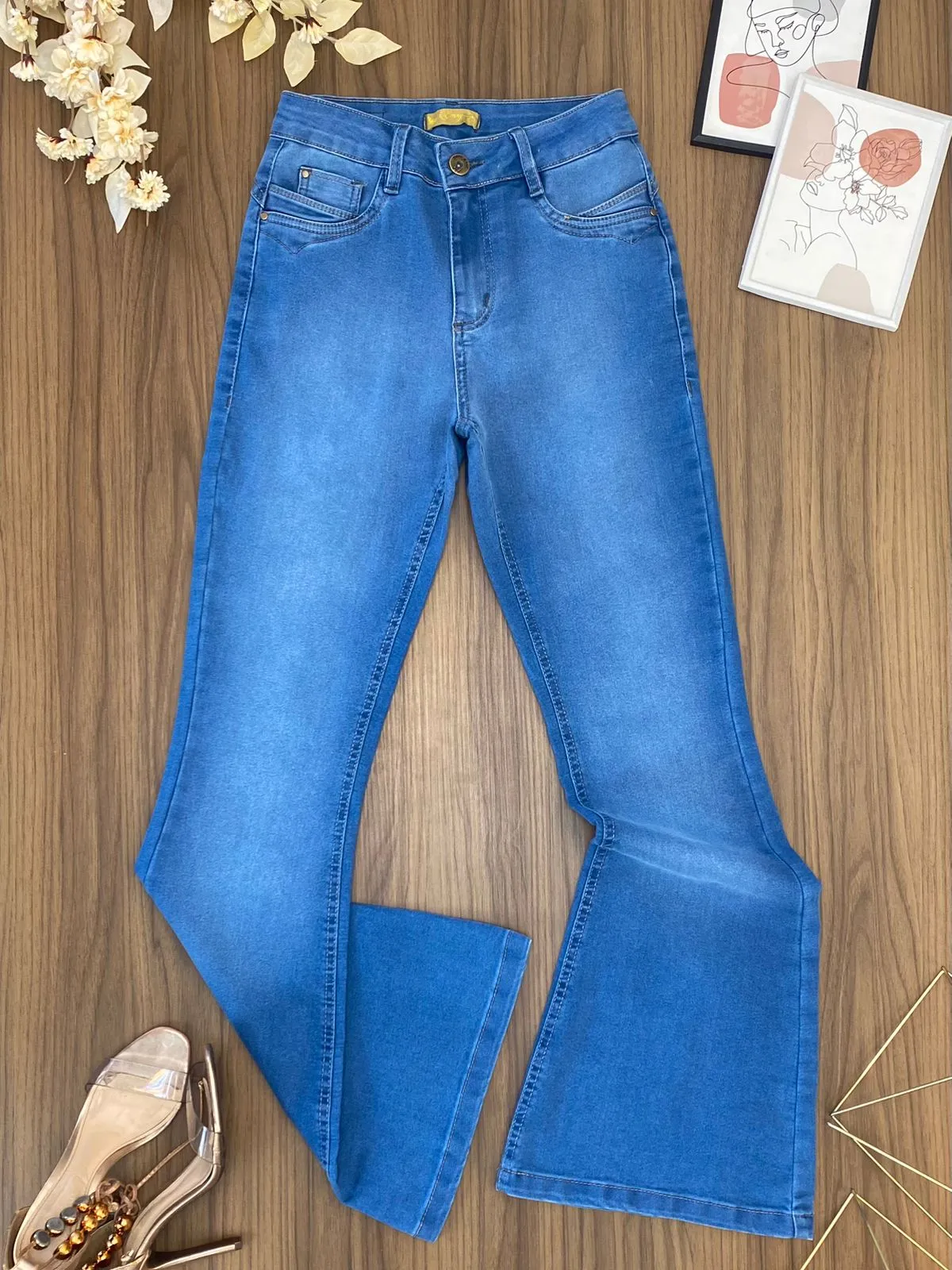 Calça Jeans Flare Lisa 7519/1005B