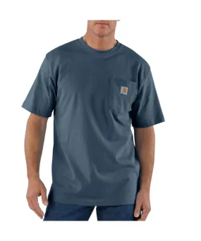 Carhartt K87 Workwear Pocket T-Shirt - Bluestone