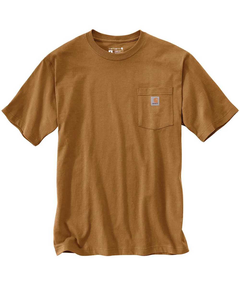 Carhartt K87 Workwear Pocket T-Shirt - Carhartt Brown