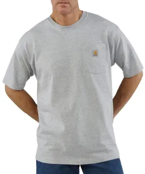 Carhartt K87 Workwear Pocket T-Shirt - Heather Grey