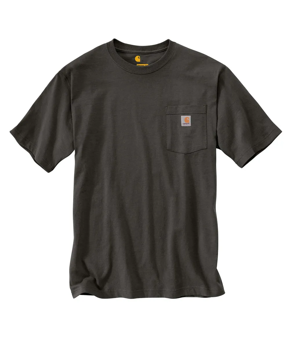 Carhartt K87 Workwear Pocket T-Shirt - Peat