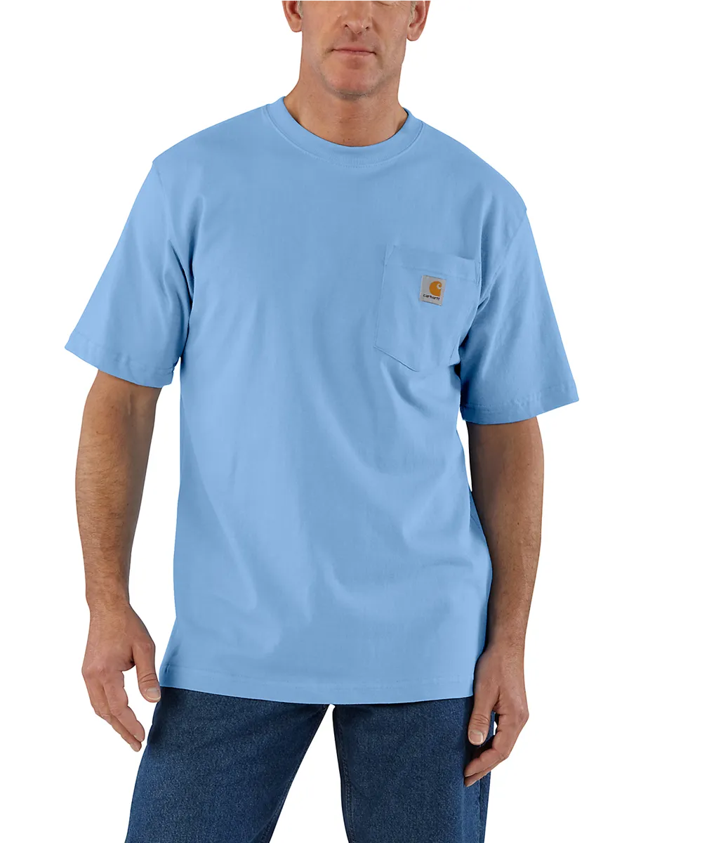 Carhartt K87 Workwear Pocket T-Shirt - Skystone Heather