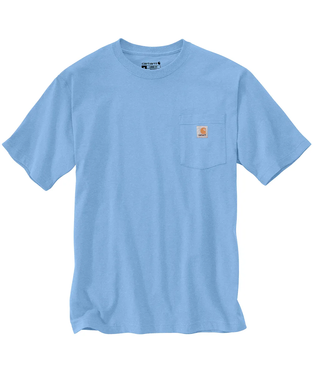 Carhartt K87 Workwear Pocket T-Shirt - Skystone Heather