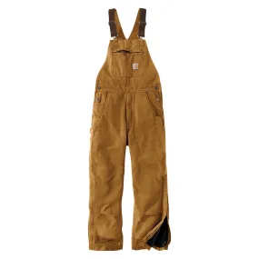 Carhartt Loose Fit Washed Duck Insulated Bib Overall