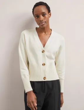 Caro Cotton Cardigan - Cream