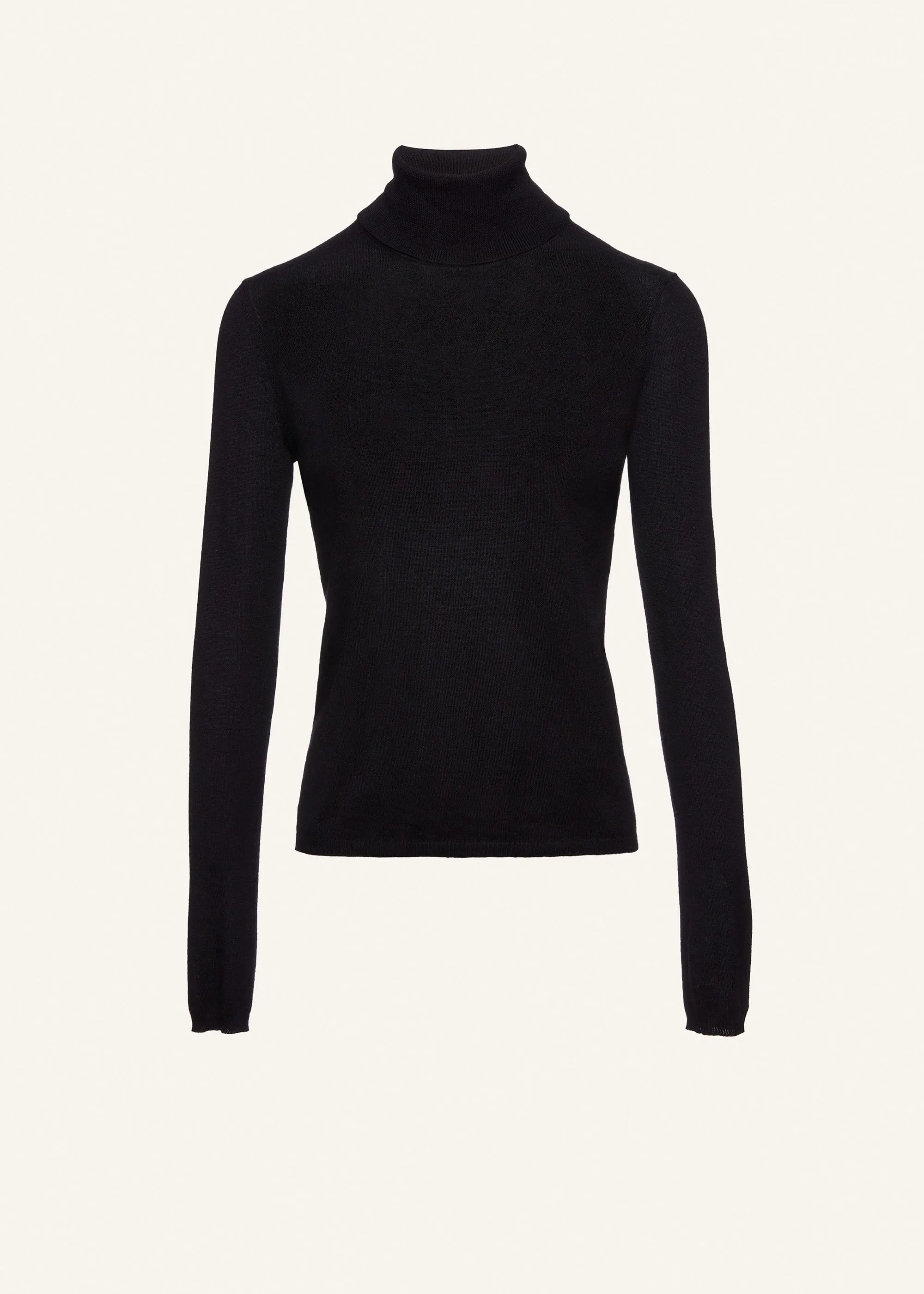 Cashmere turtleneck in black