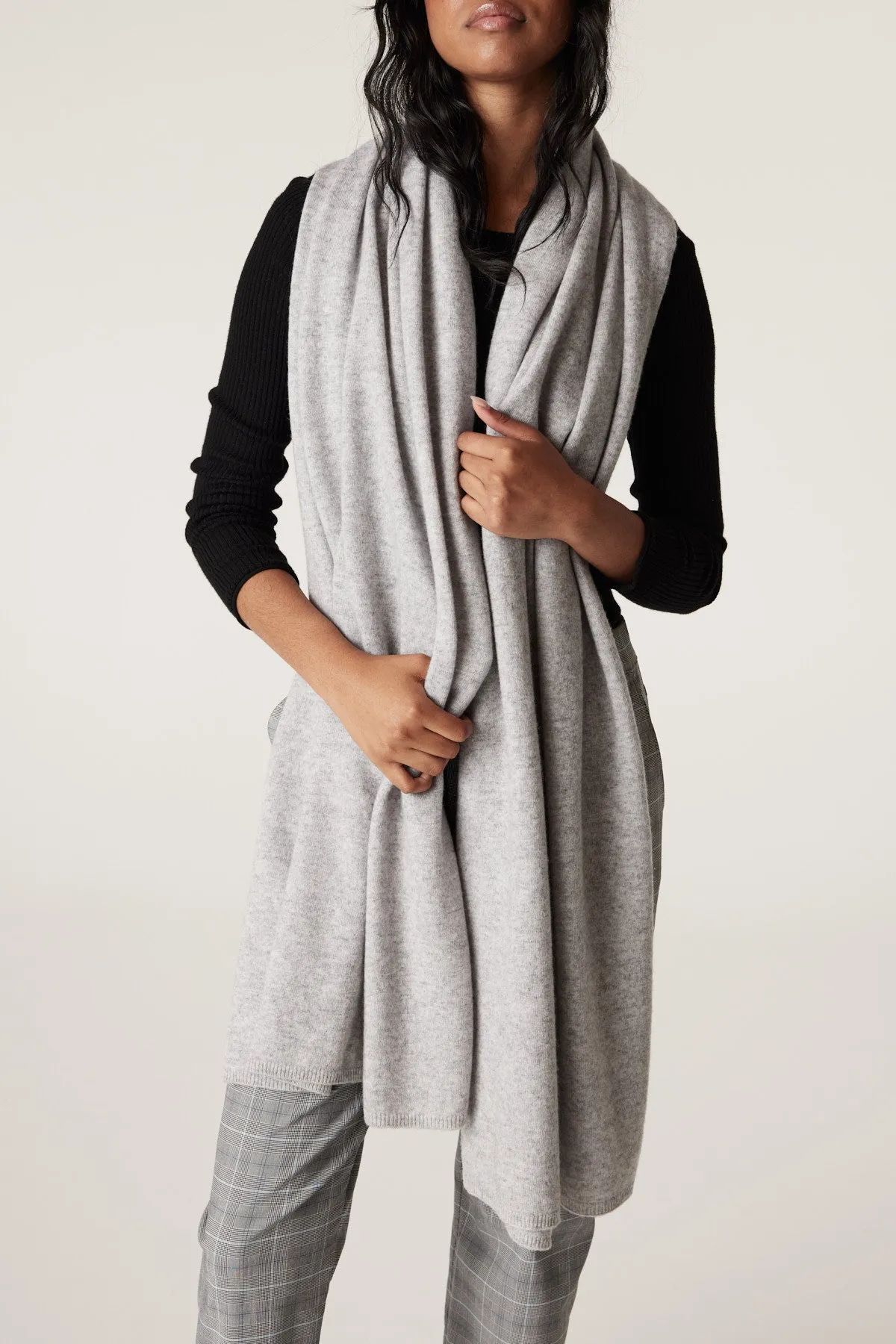 Cashwool Travel Wrap - Grey