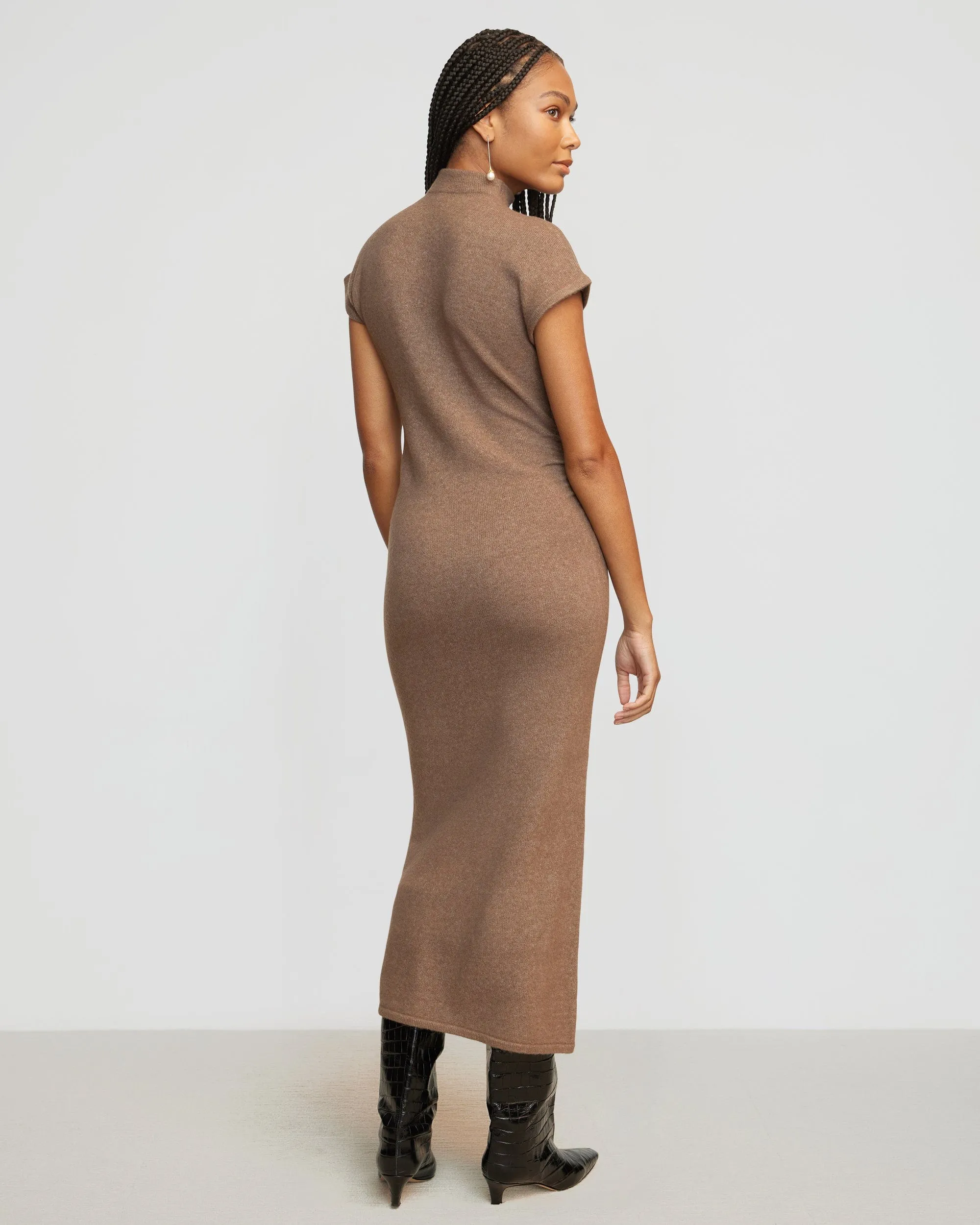 Casper Mock-Neck Dress