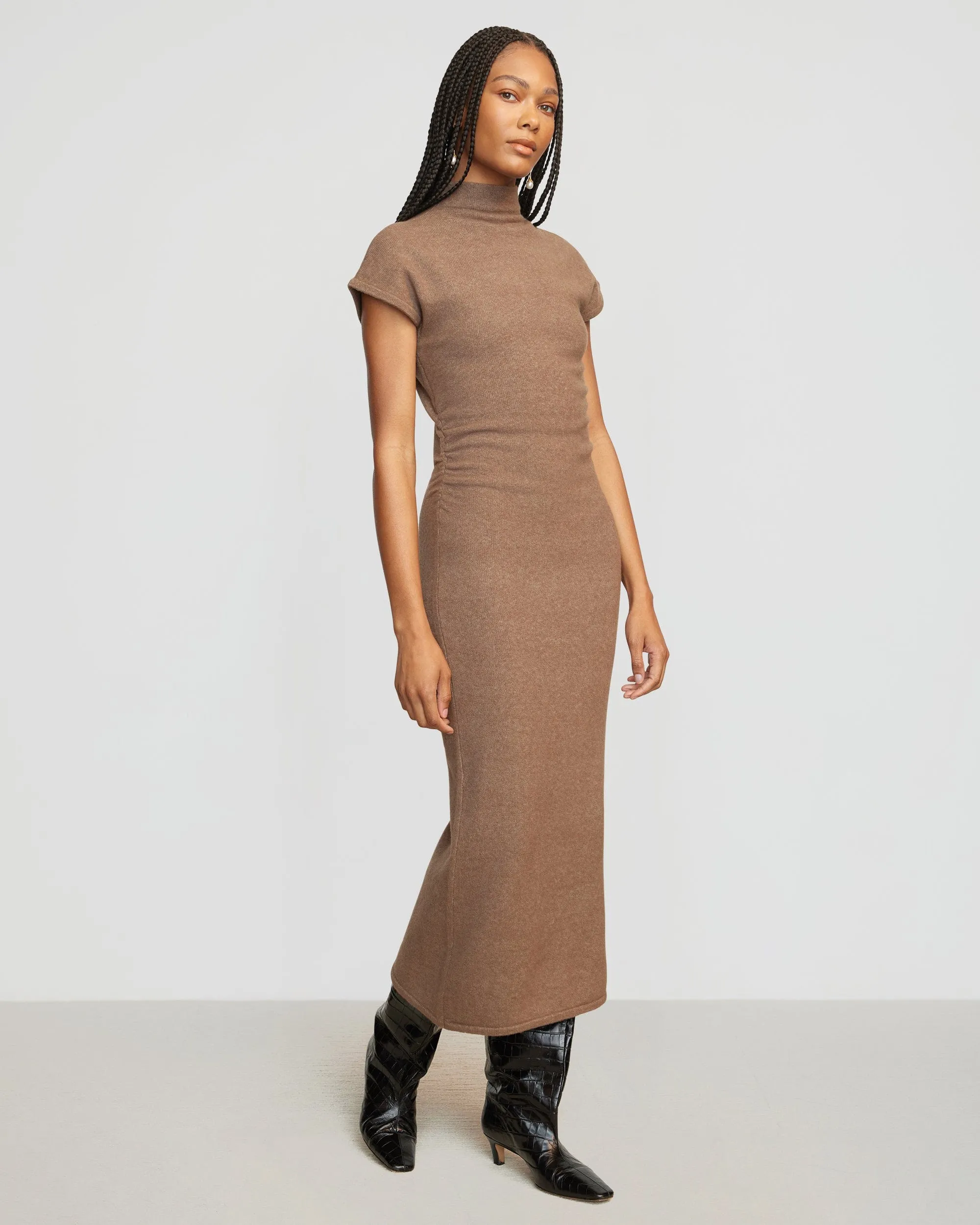 Casper Mock-Neck Dress