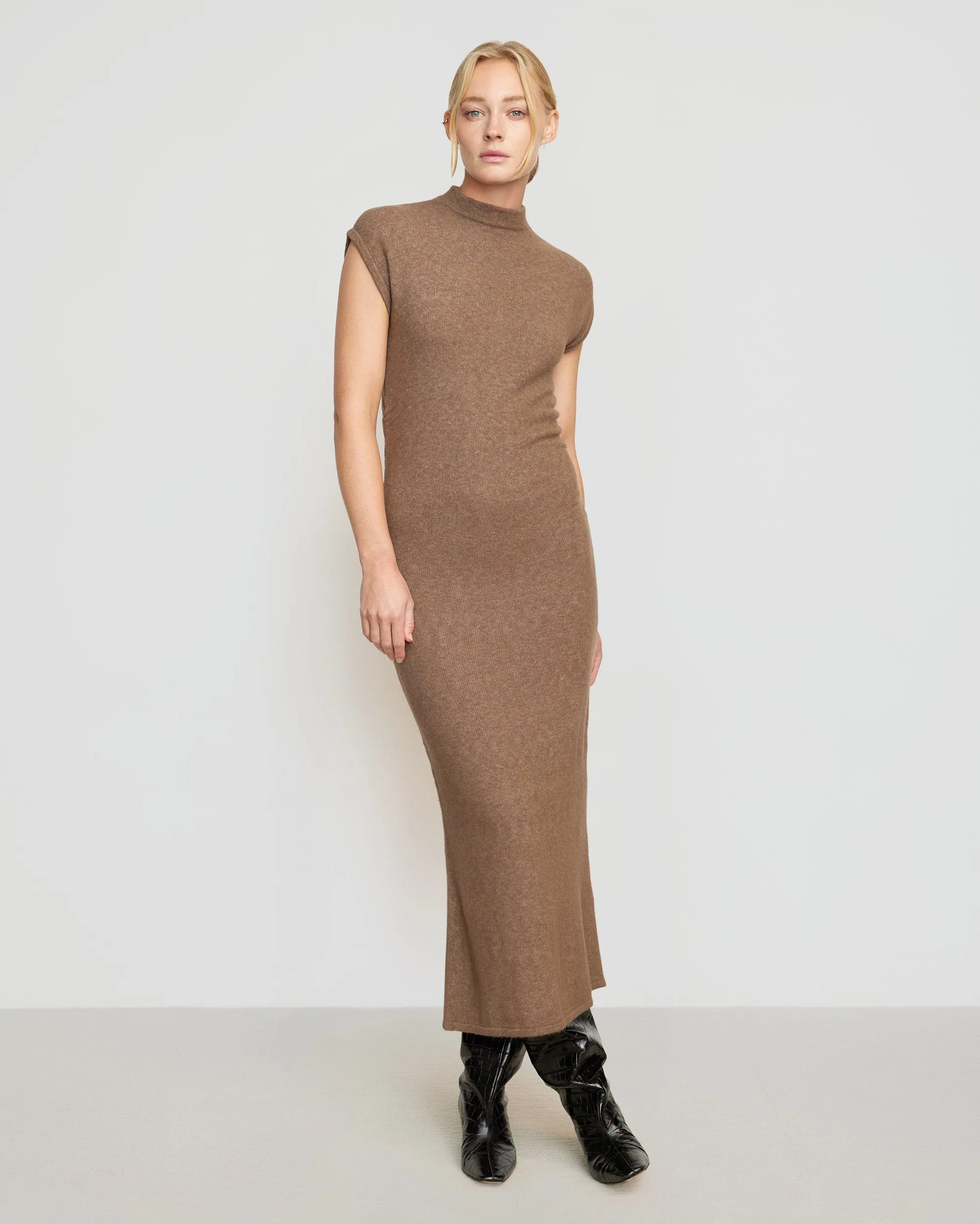 Casper Mock-Neck Dress