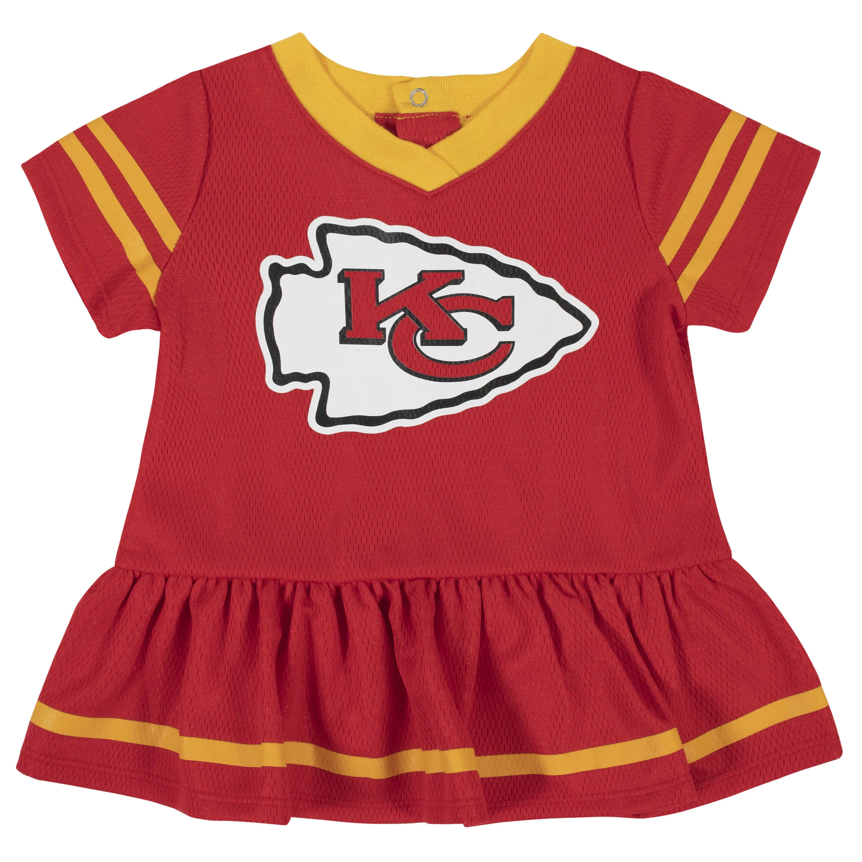 Chiefs Baby Baby Girl Team Dress with Bloomers