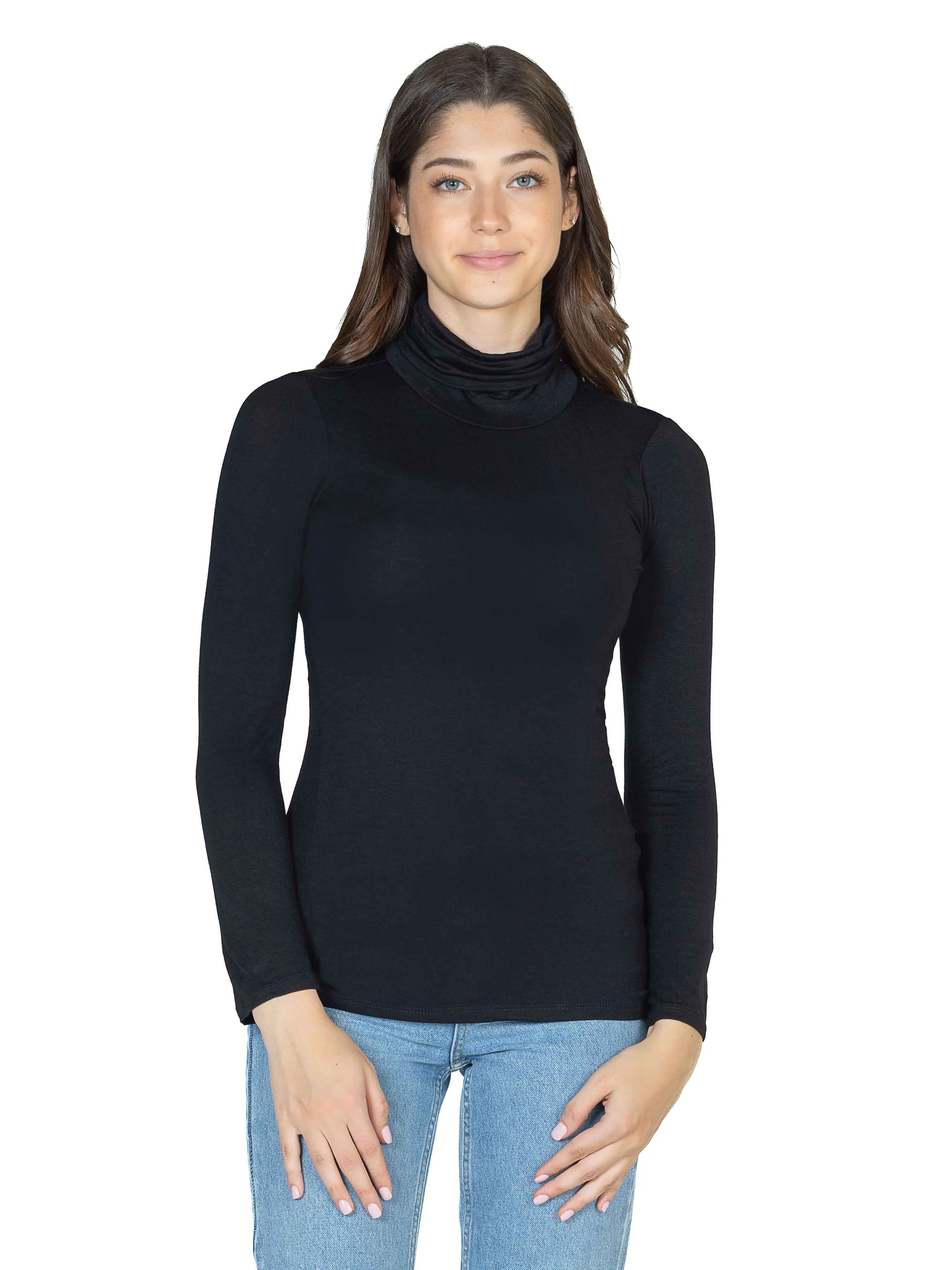 Classic Womens Long Sleeve Turtleneck