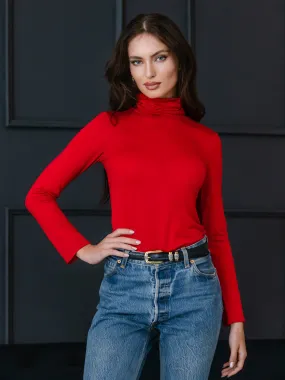 Classic Womens Long Sleeve Turtleneck