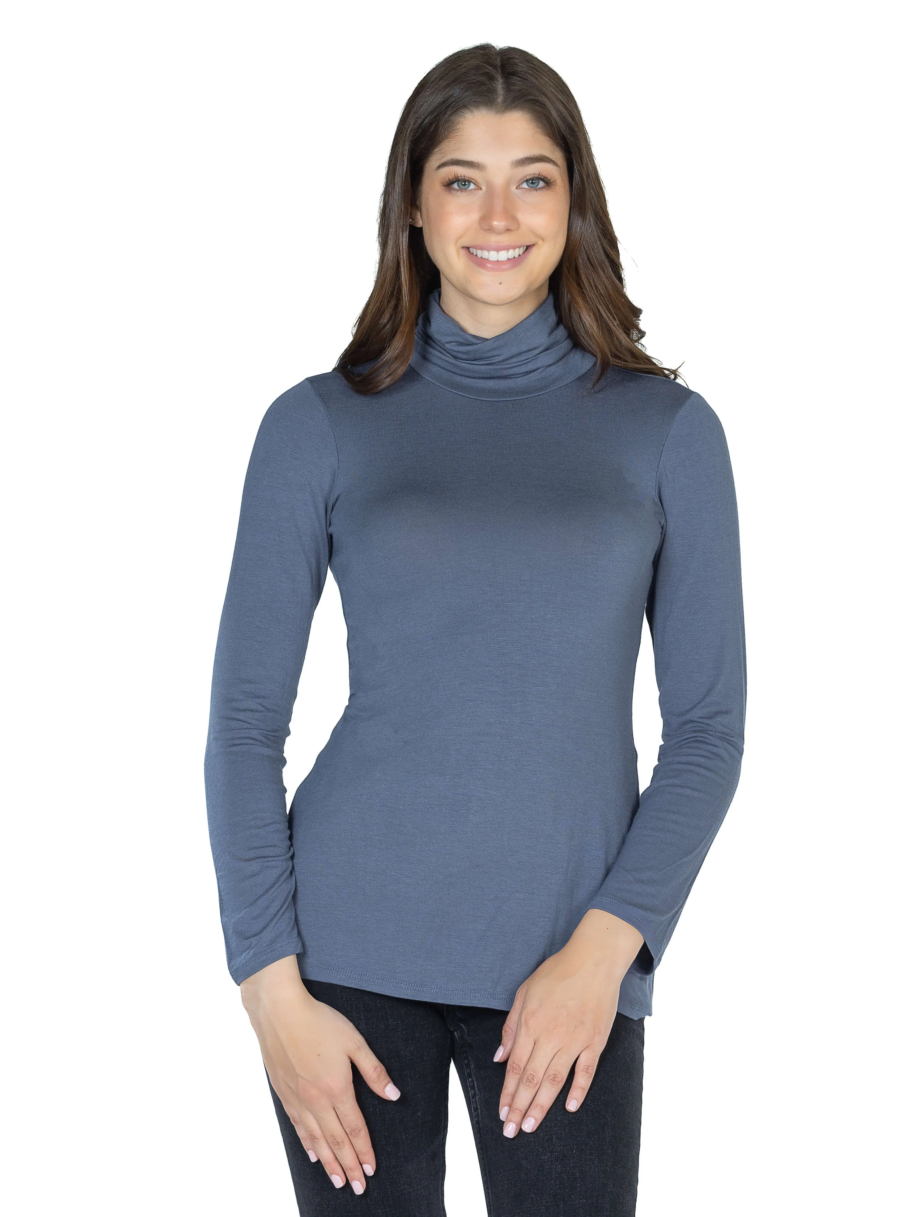 Classic Womens Long Sleeve Turtleneck