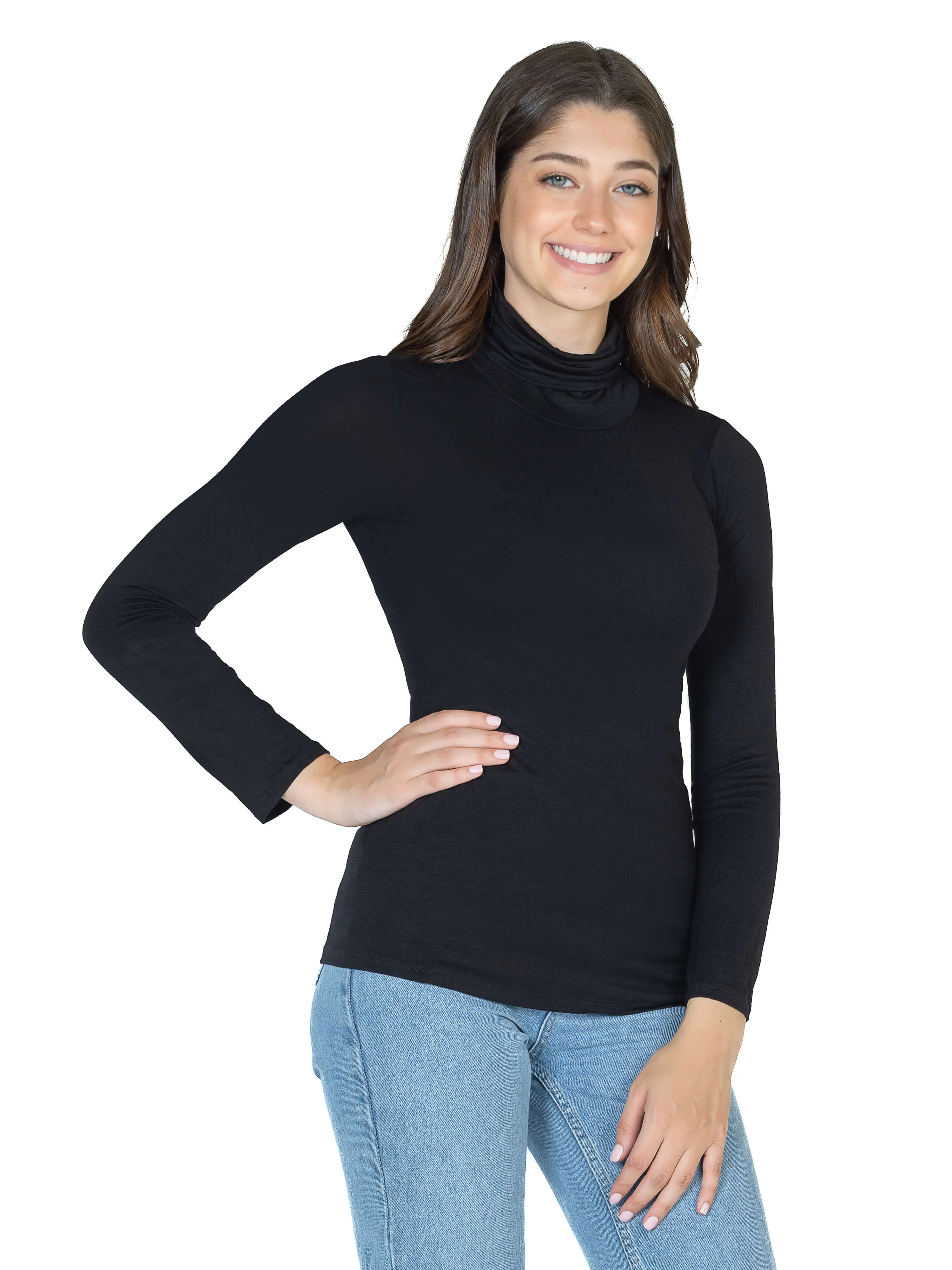 Classic Womens Long Sleeve Turtleneck