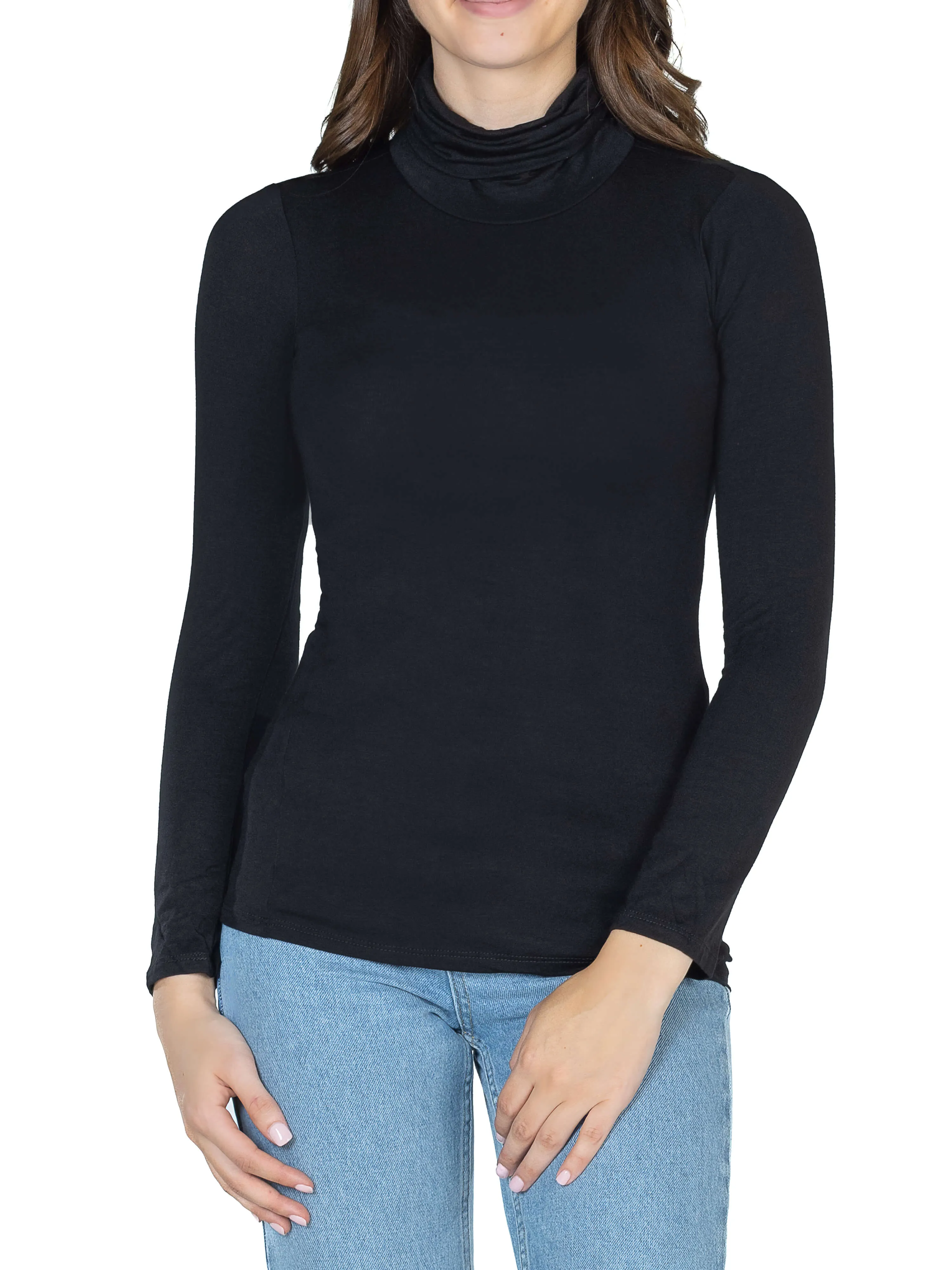 Classic Womens Long Sleeve Turtleneck