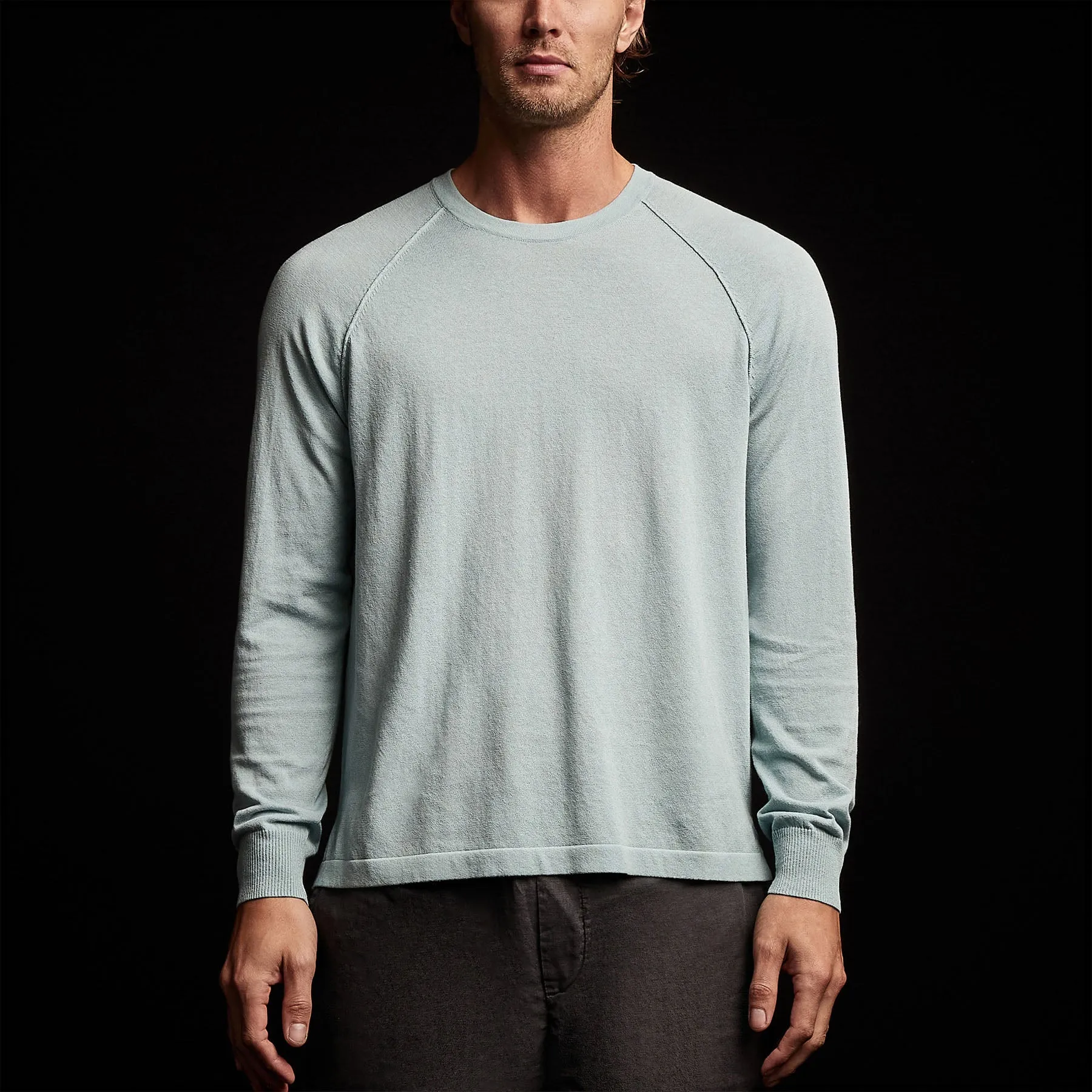 Colony Knit Crew - Baby Blue