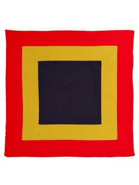 Concentric Squares Neckerchief Scarlet