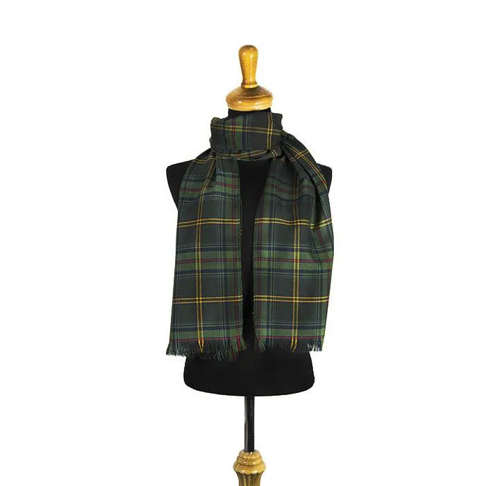 Cumin Red Modern Tartan Scarf