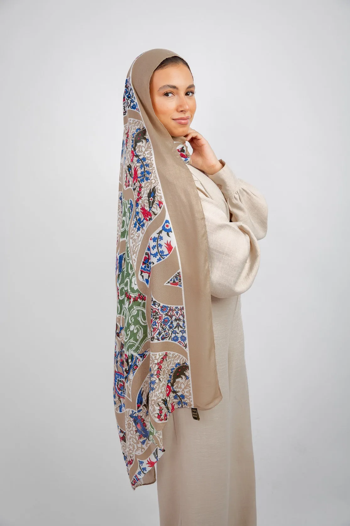 Cutesy Modal Scarf - Beige