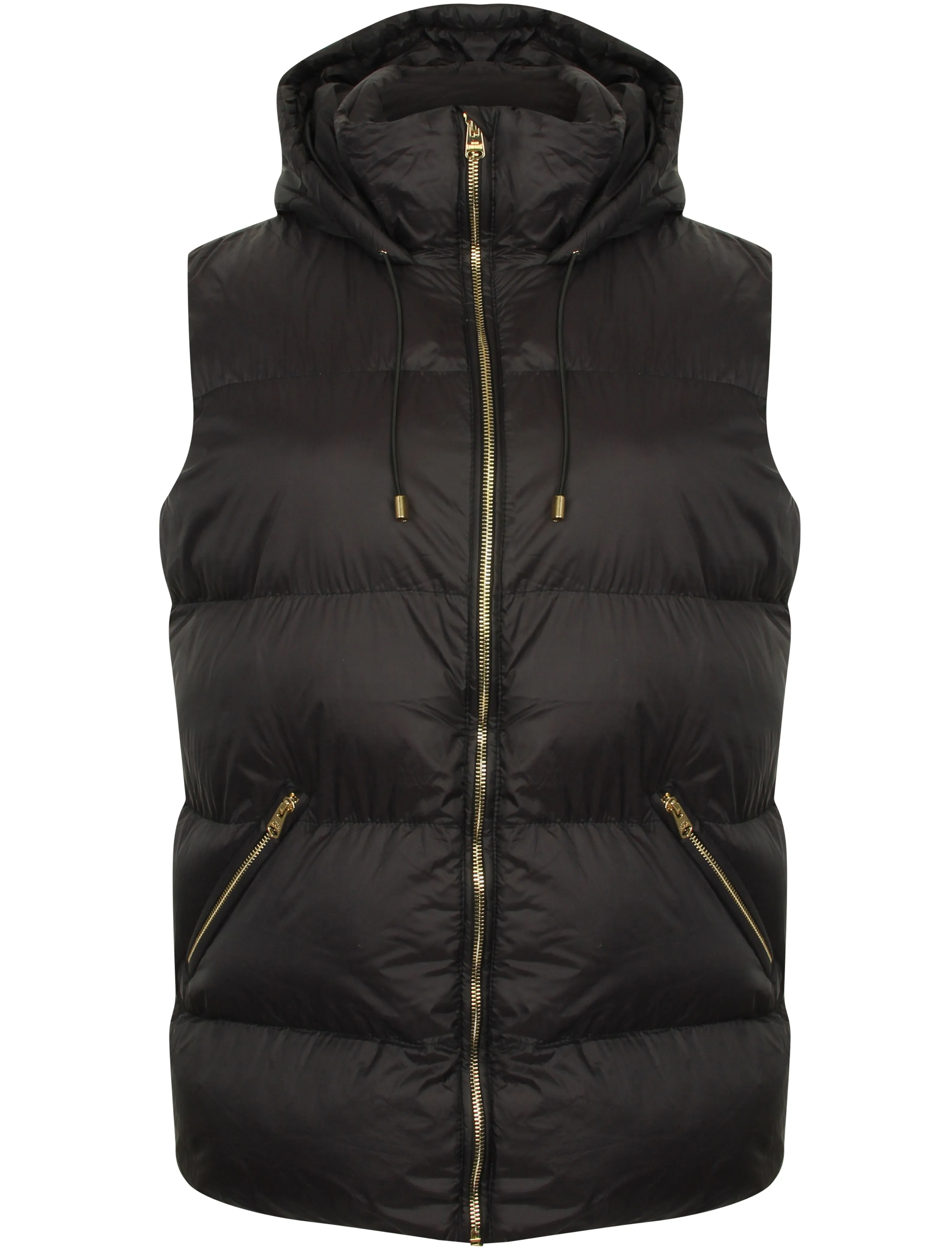 Cyra Padded Gilet in Black - Tokyo Laundry