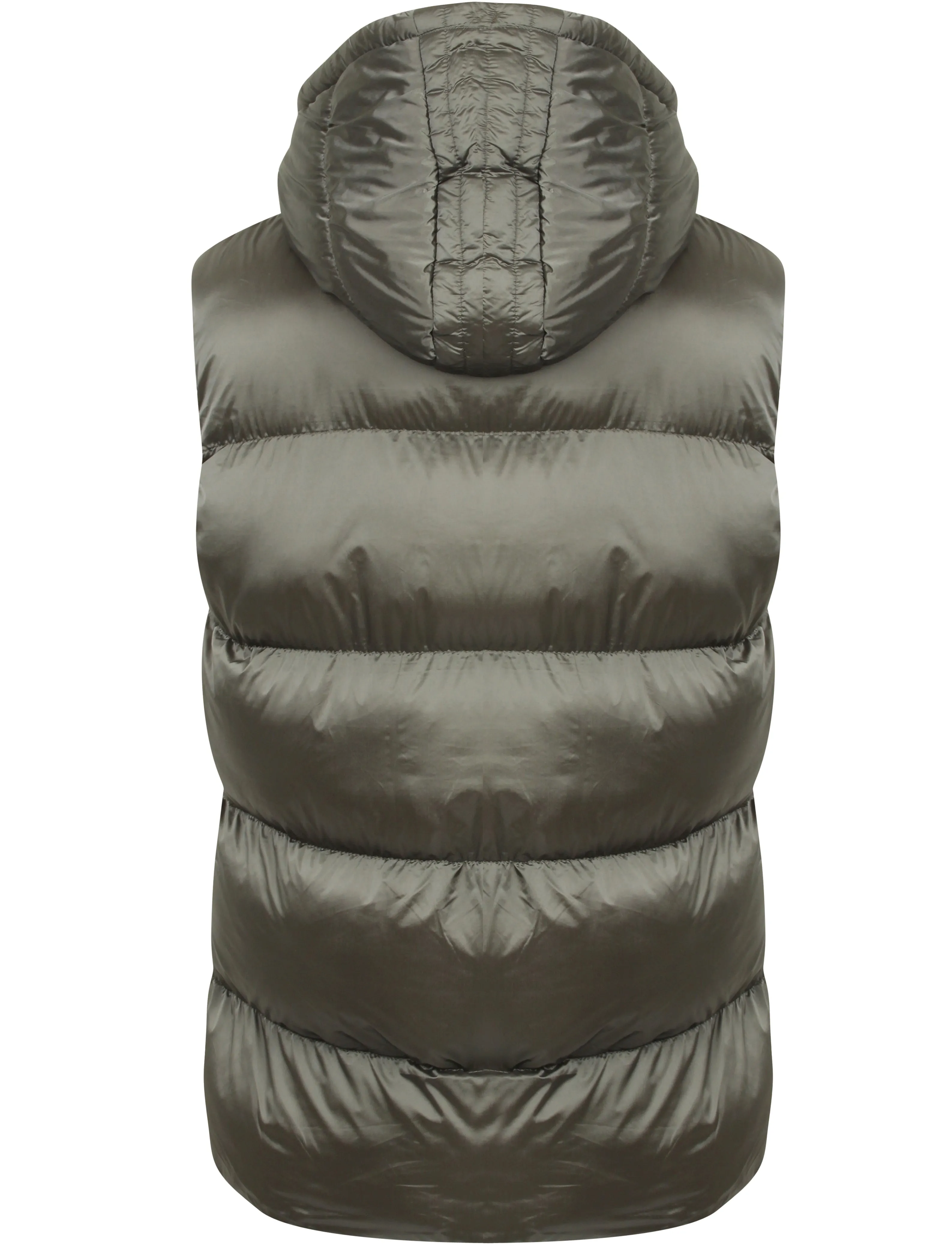 Cyra Padded Gilet in Silver Two Tone - Tokyo Laundry