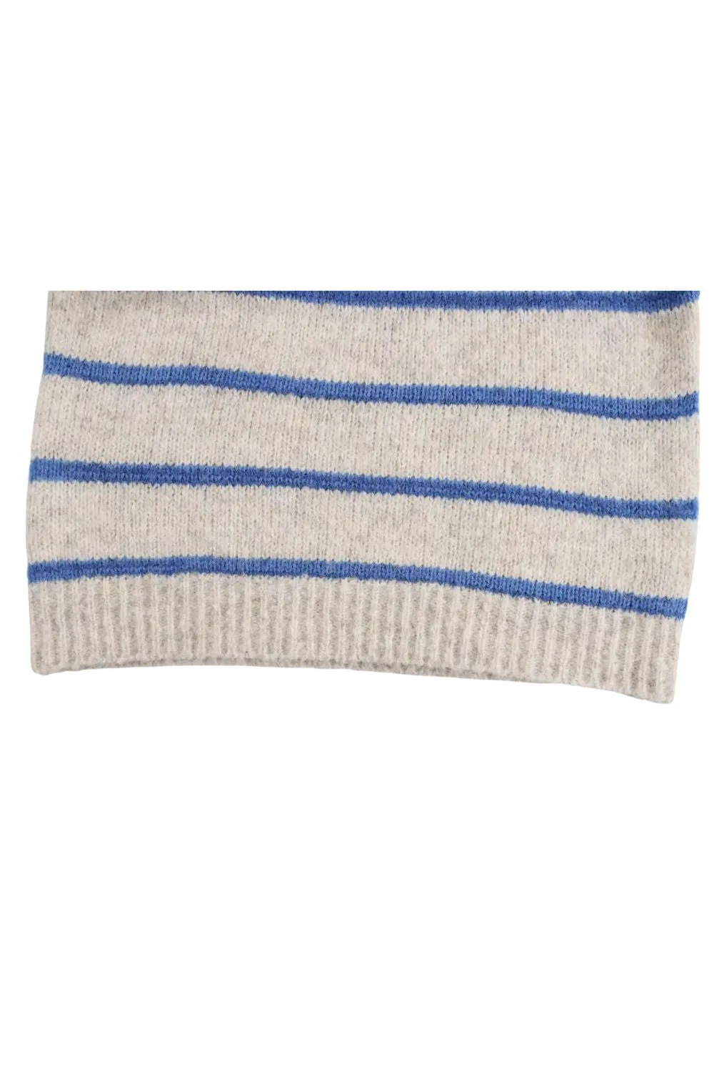 'Dagmara' Striped Knitted Pullover Sweater