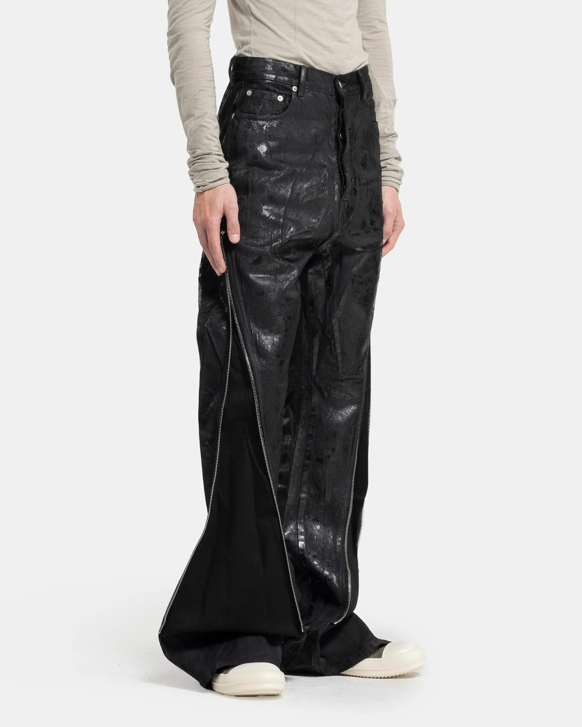 Denim Bolan Banana Jeans in Black