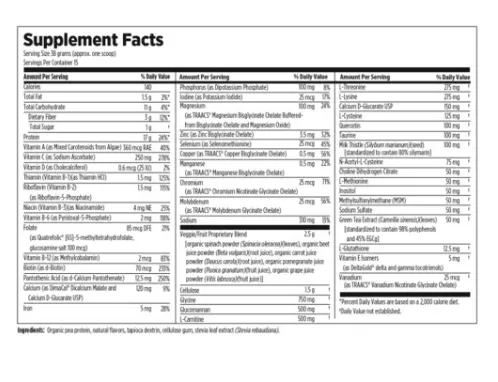 Designs for Health VegeCleanse Plus™ (formerly PaleoCleanse Plus™ powder PCP570)