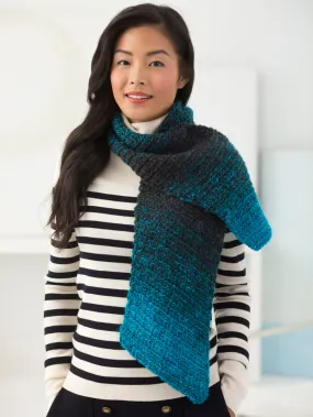 Diagonal Crochet Scarf