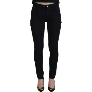 Dolce & Gabbana Chic Black Denim Pants – Timeless Elegance