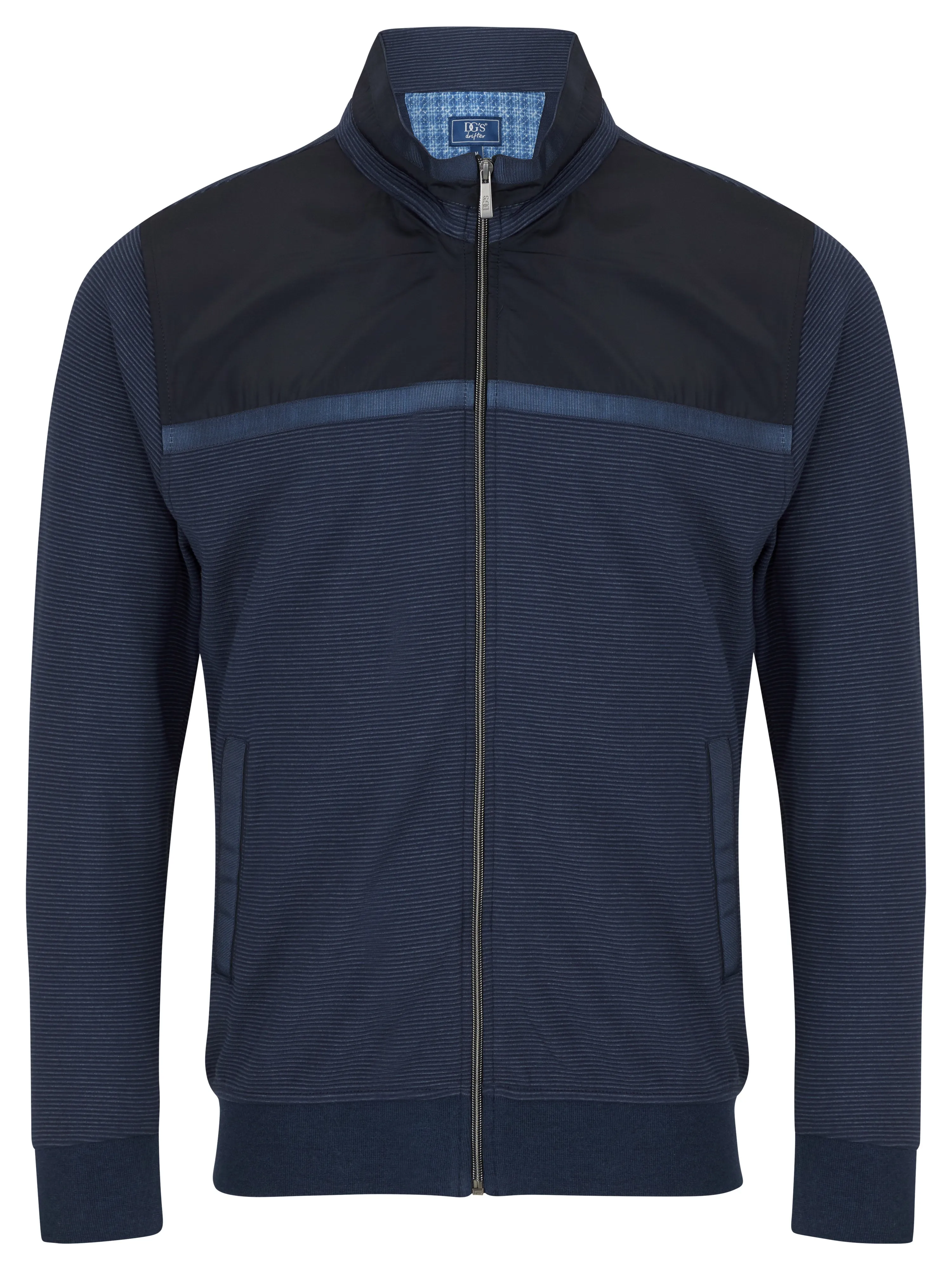 DRIFTER Blue Full Zip Sweatshirt