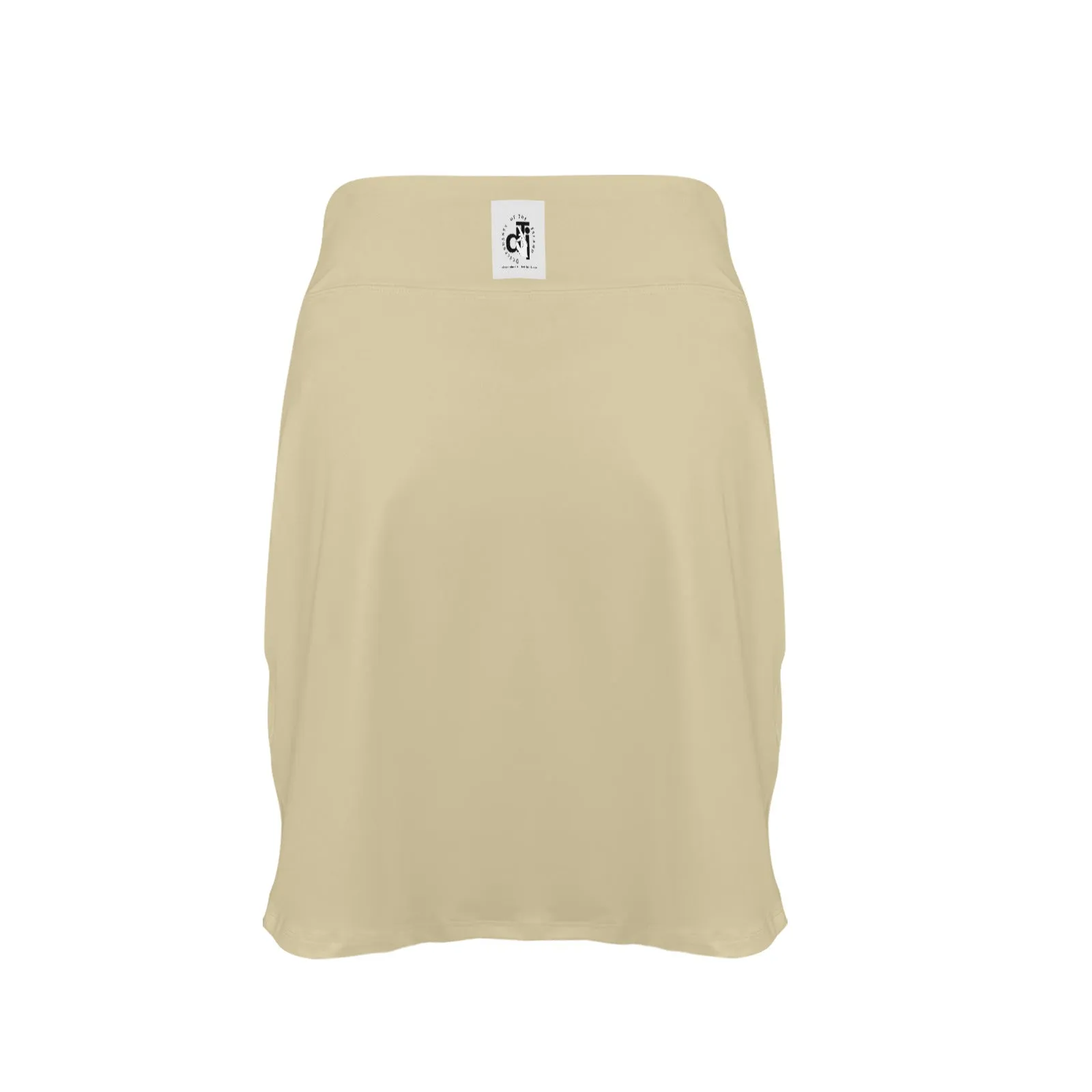 DTI Beige Skirt with Pocket