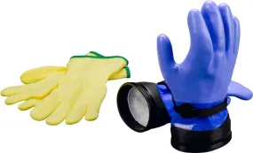 DUI Dry ZipGloves "Heavy-Duty" (Blue) & Liners