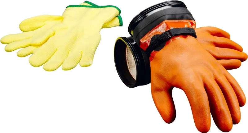 DUI Dry ZipGloves "Max Dex" (Orange) & Liners