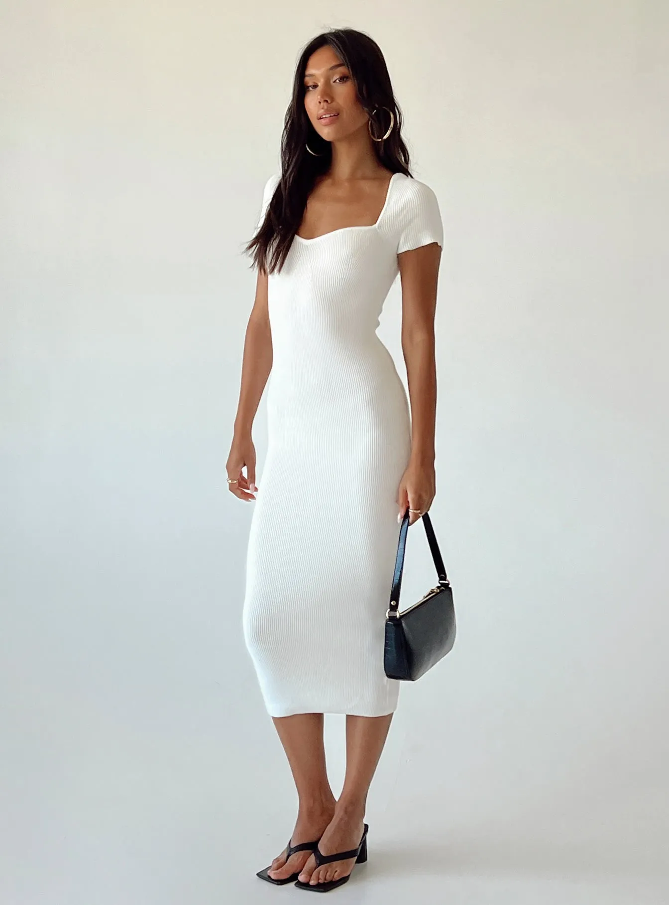 Ellisen Midi Dress White