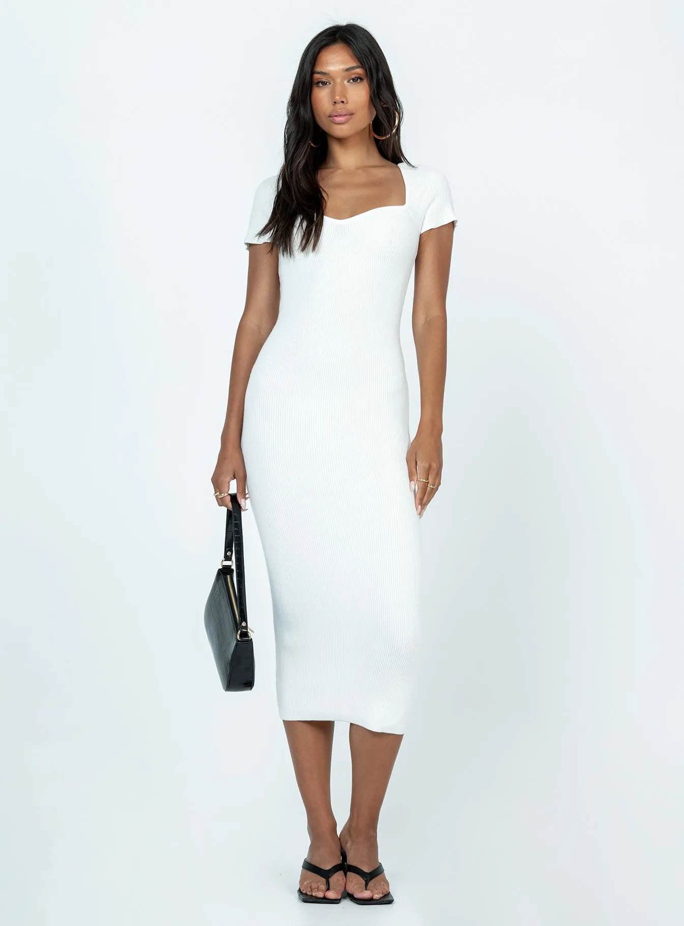 Ellisen Midi Dress White