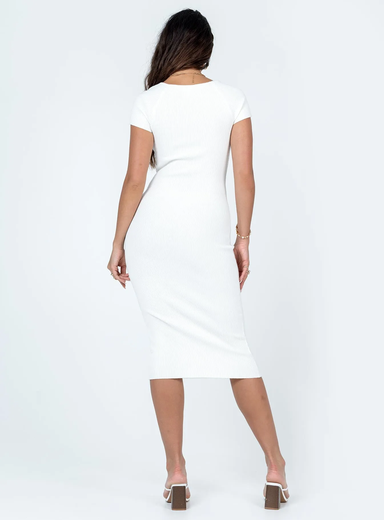 Ellisen Midi Dress White