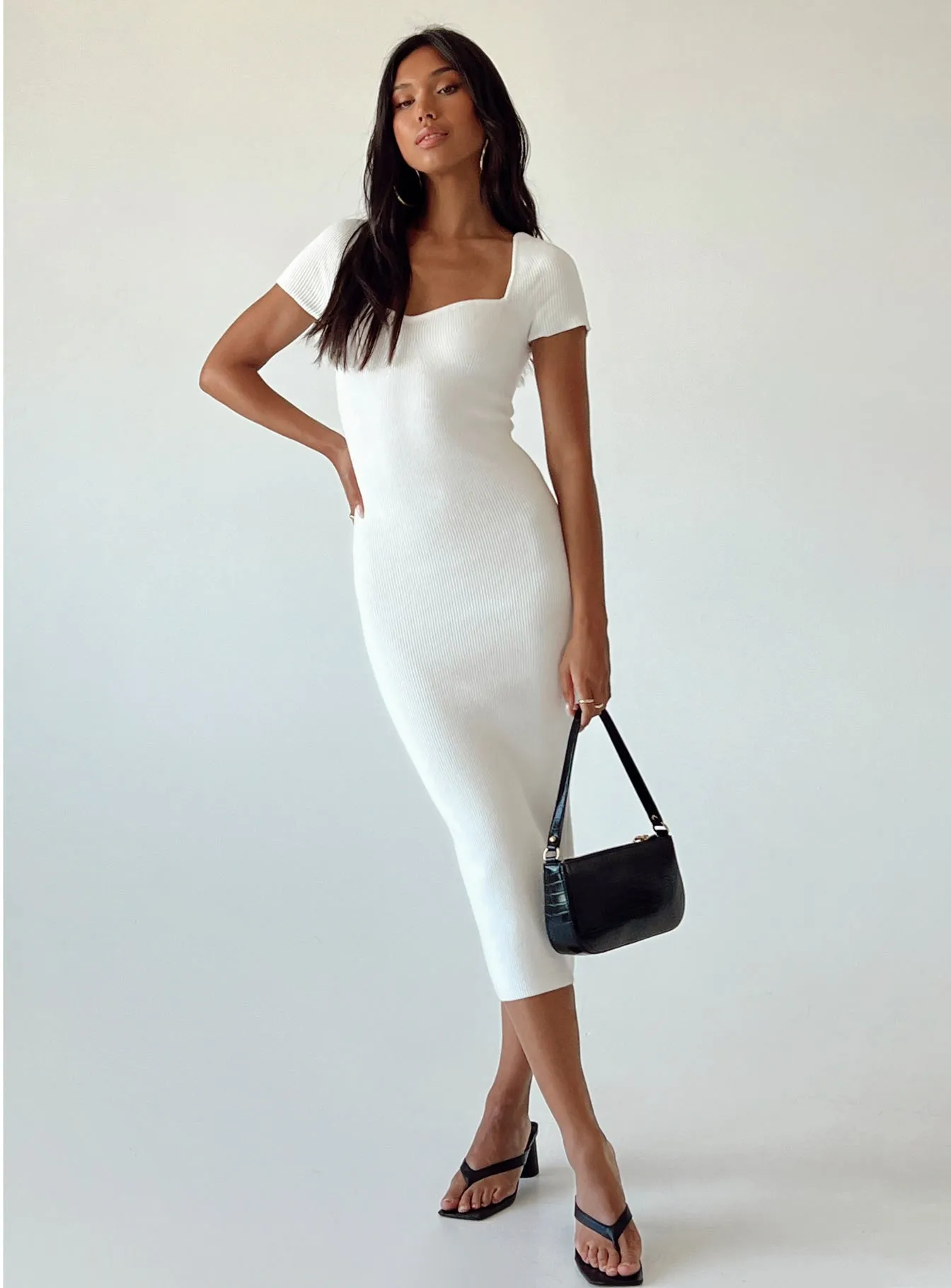 Ellisen Midi Dress White