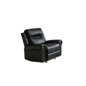 Emerson Black Rocker Recliner