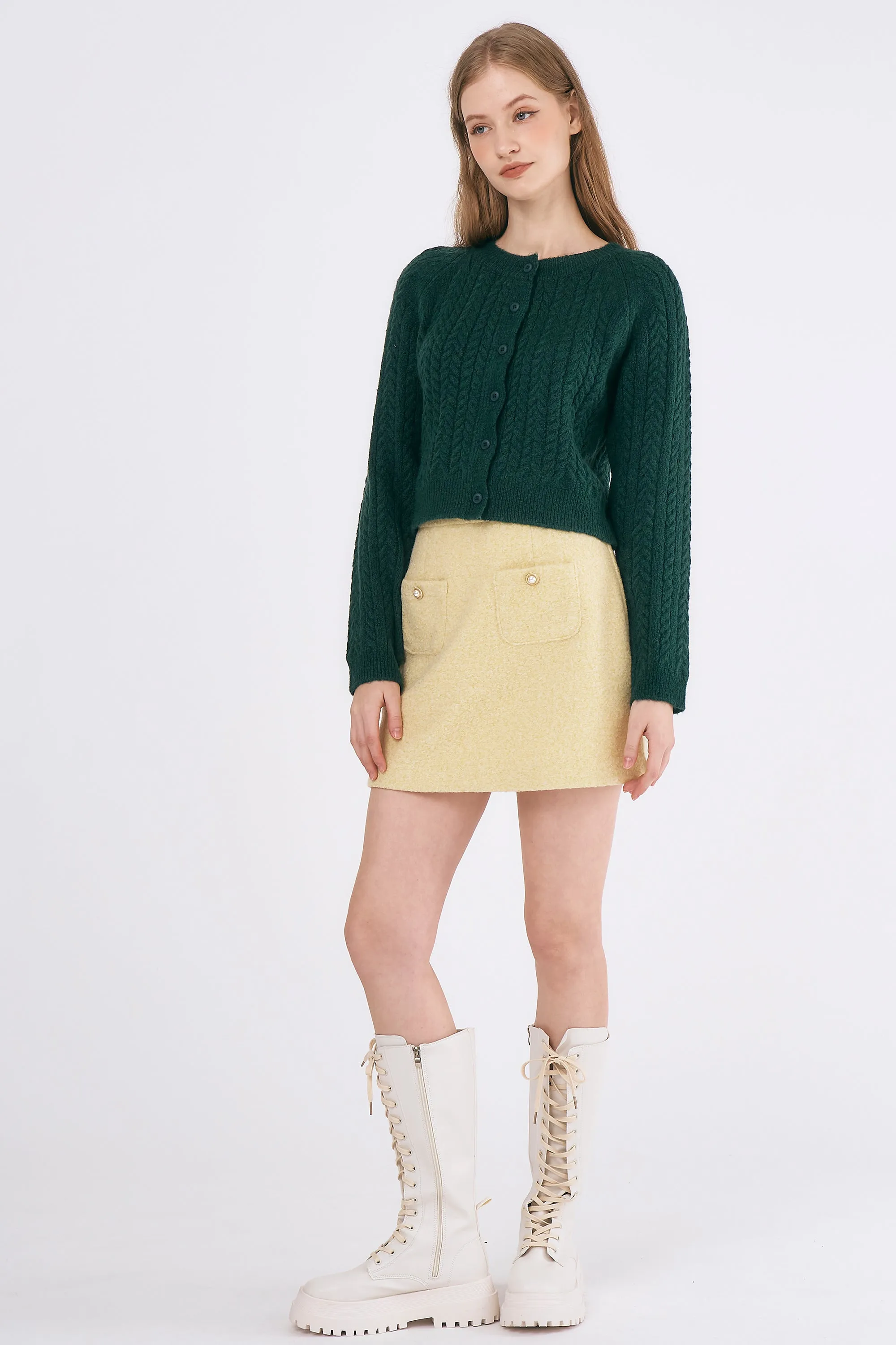 Emma Boucle Mini Skirt