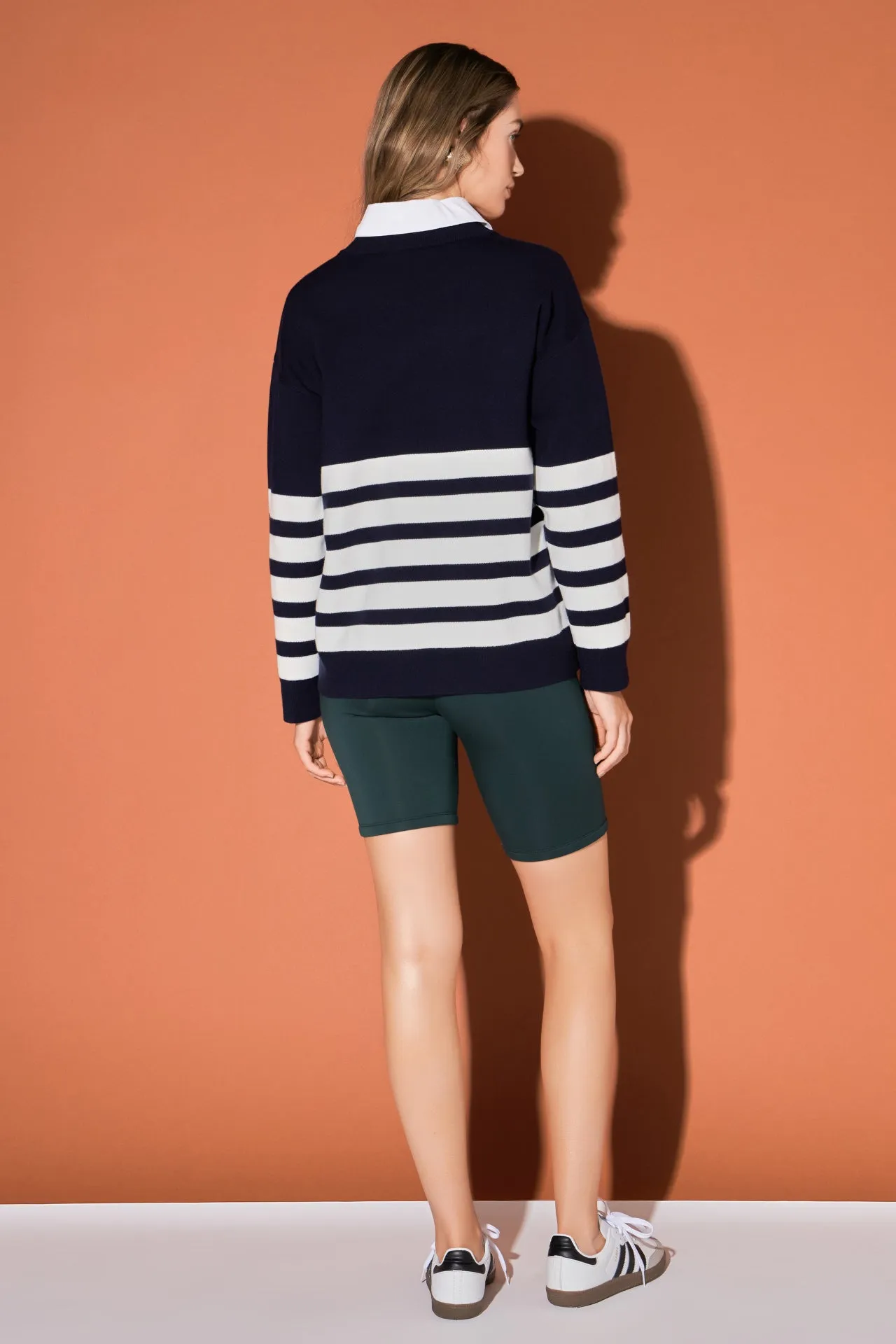 English Factory - Stripe Round Neck Sweater