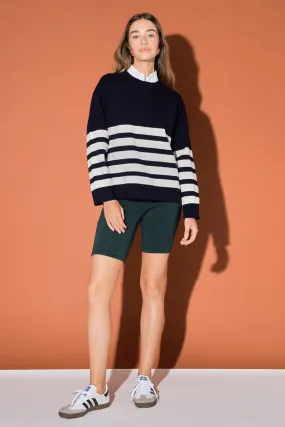 English Factory - Stripe Round Neck Sweater