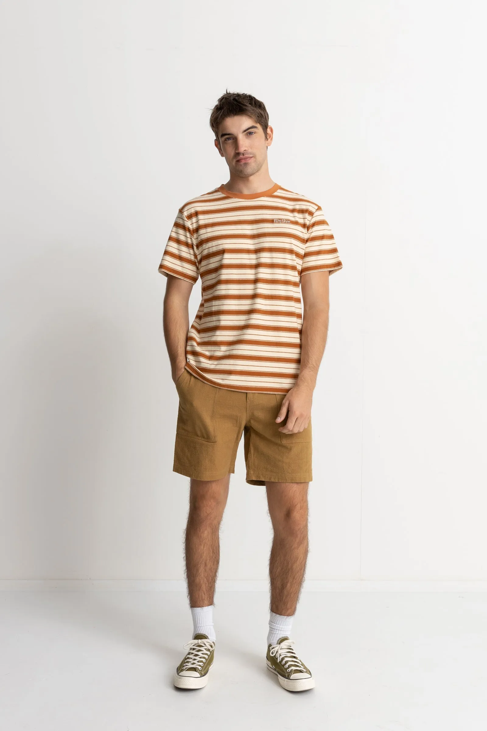 Everyday Stripe Ss T-Shirt Cedar