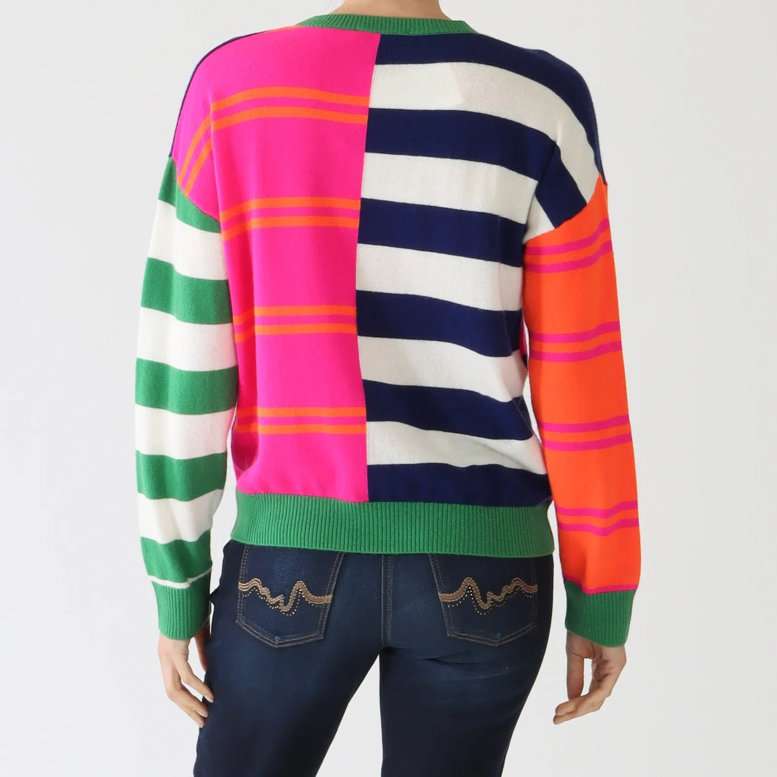 Fabiola Multi Stripe Wool Sweater