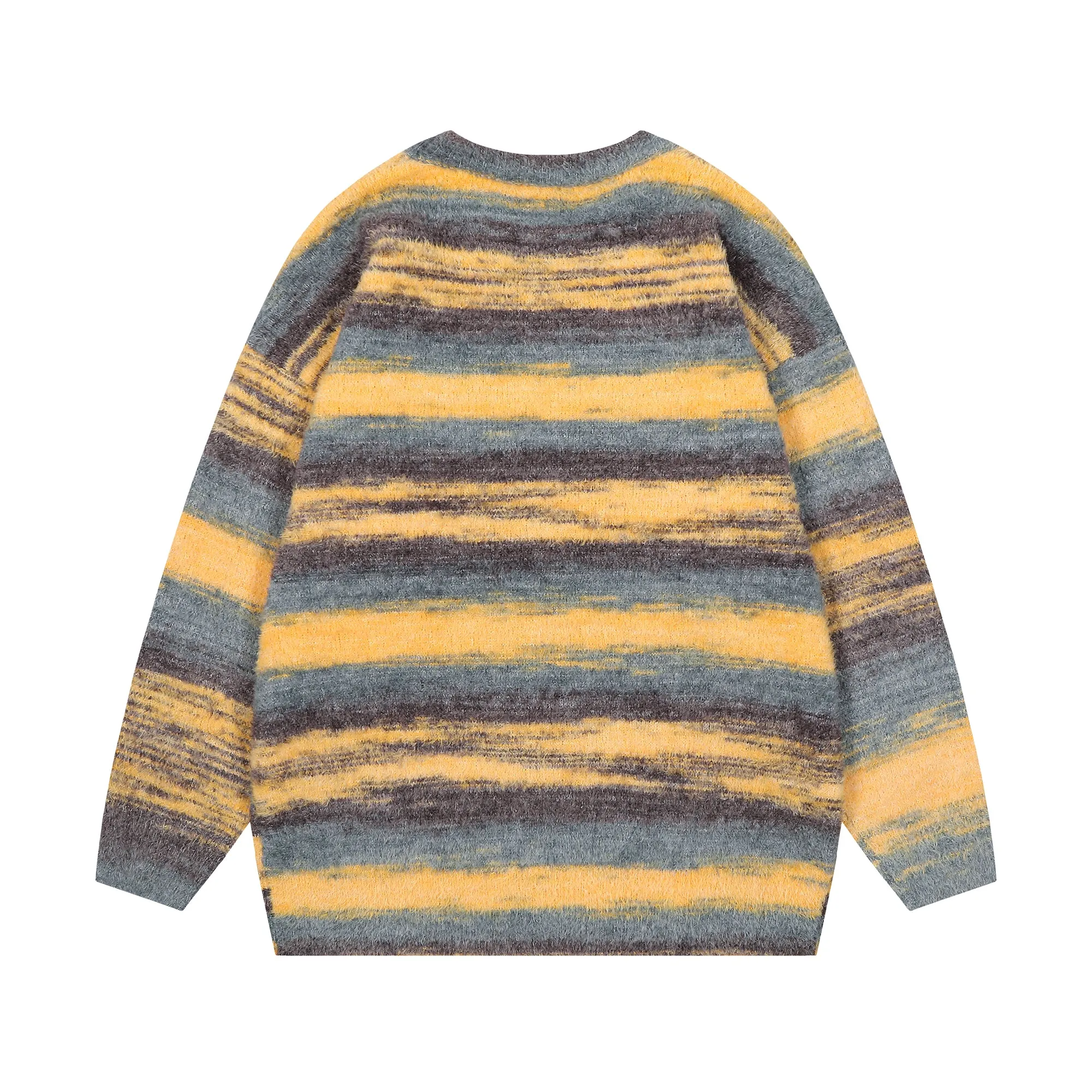 Faire Echo flame-striped casual sweater