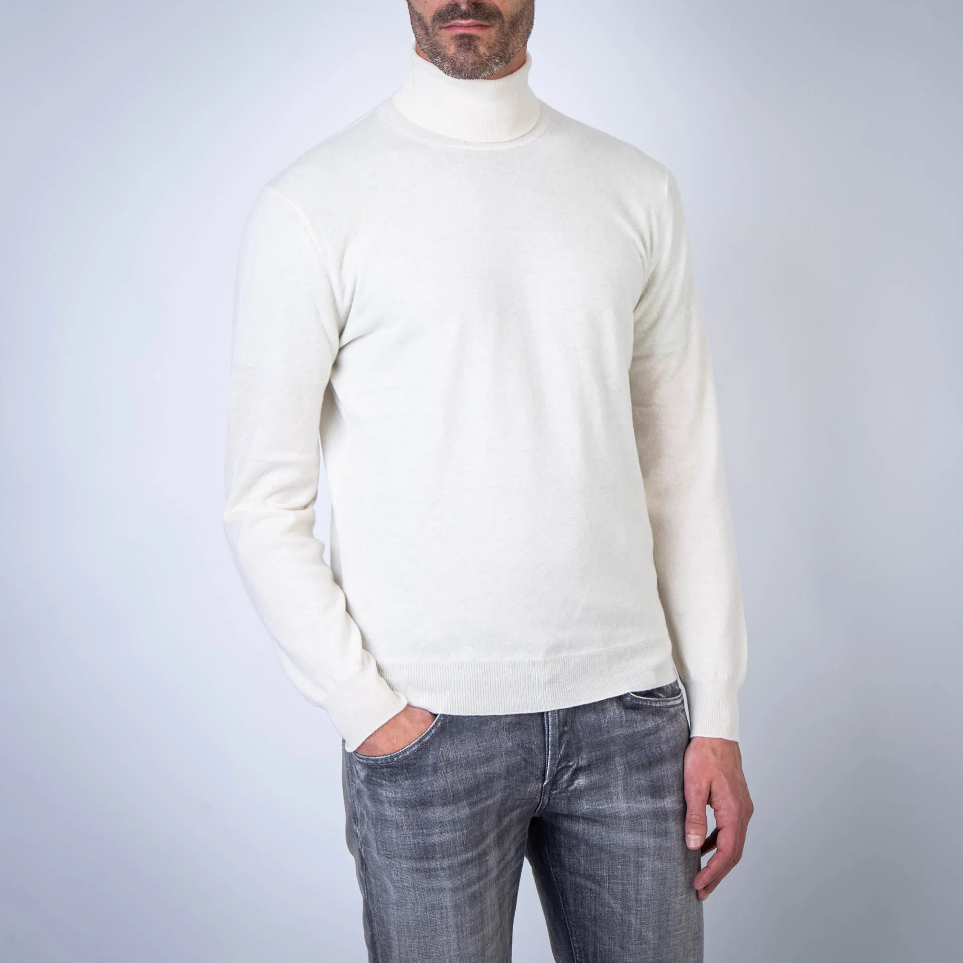 FILIPPO DE LAURENTIIS SWEATER DV1ML WC16R 020 CREAM