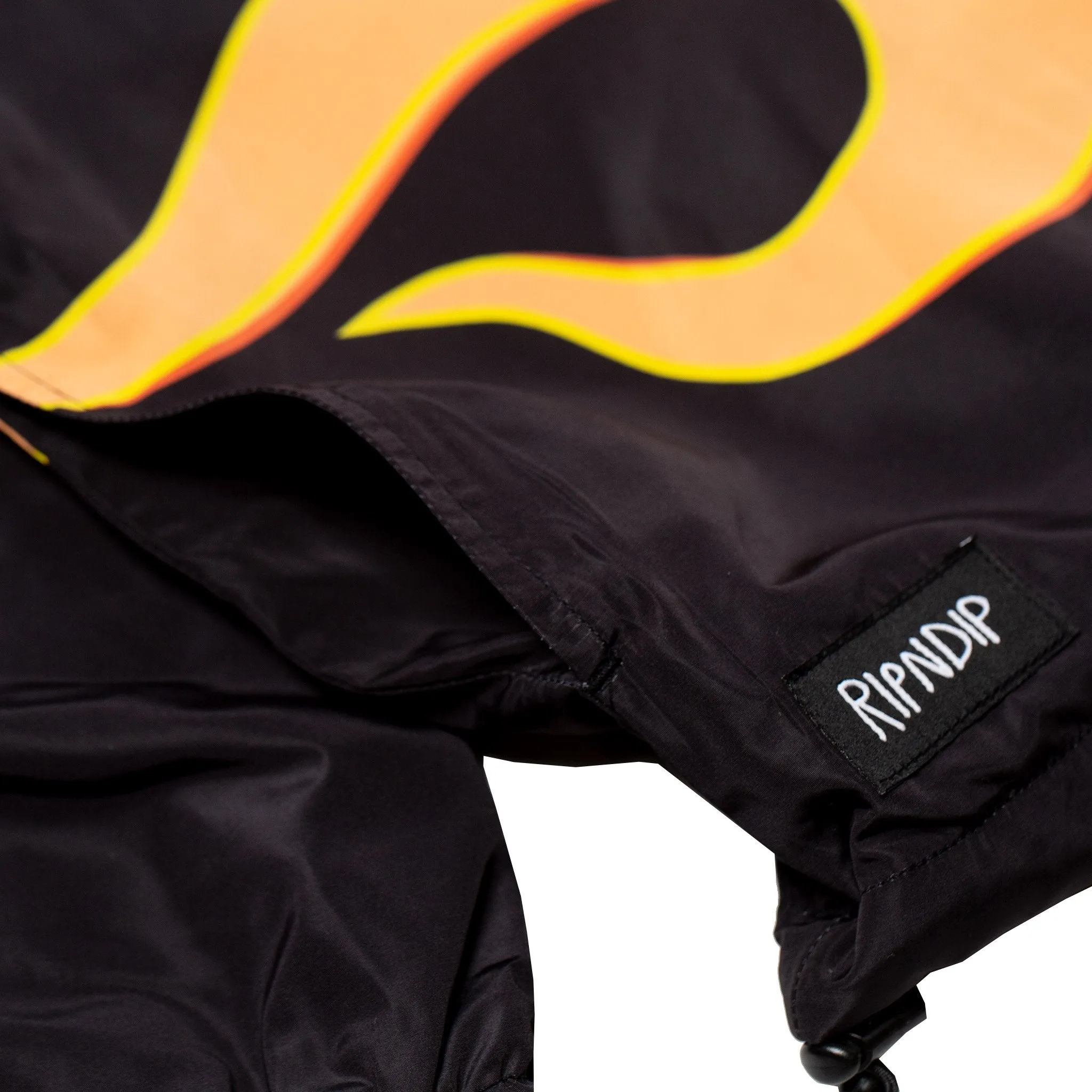 Flaming Hot Anorak Jacket (Black)