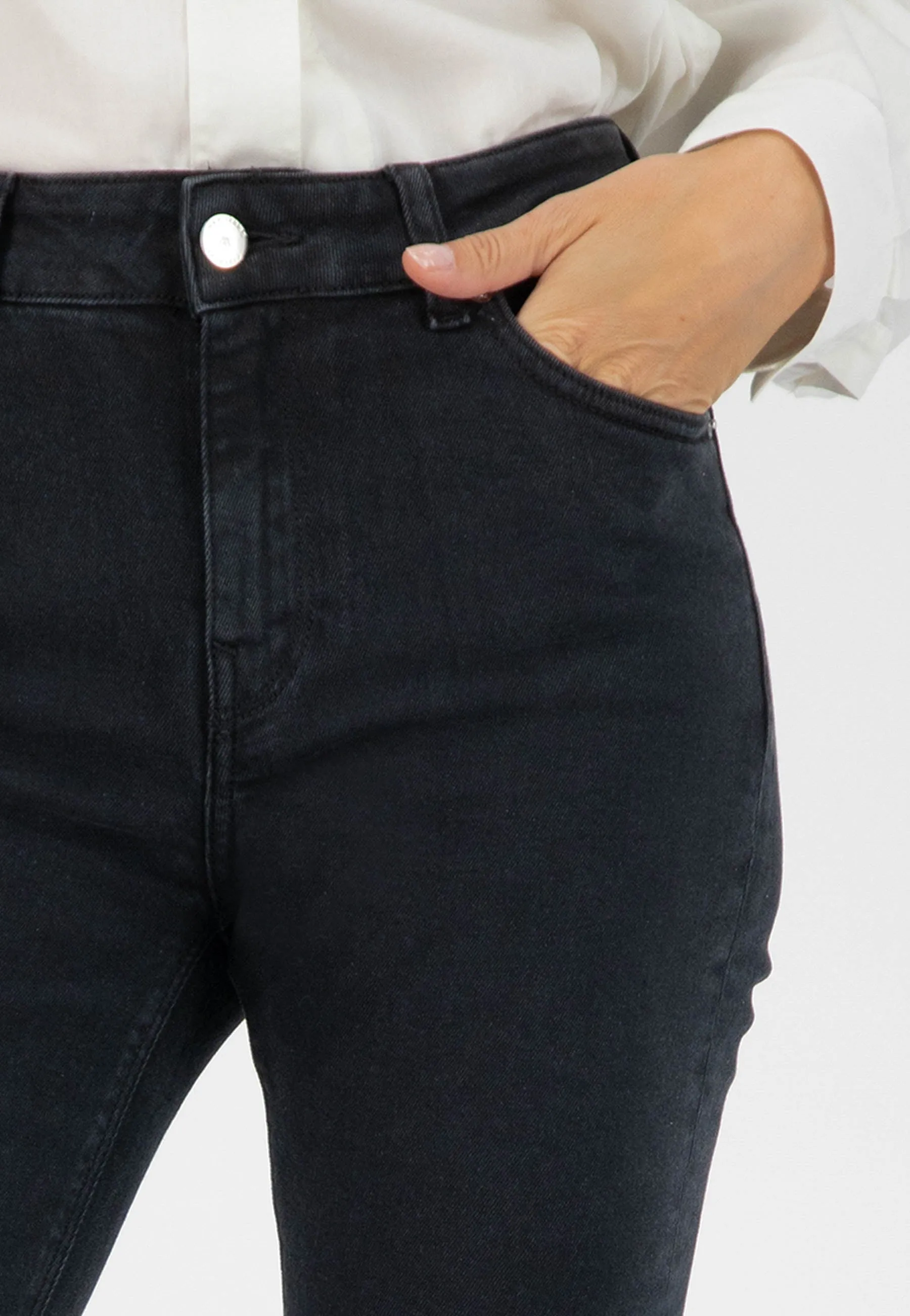 Flared Hazen Jeans Stone Black