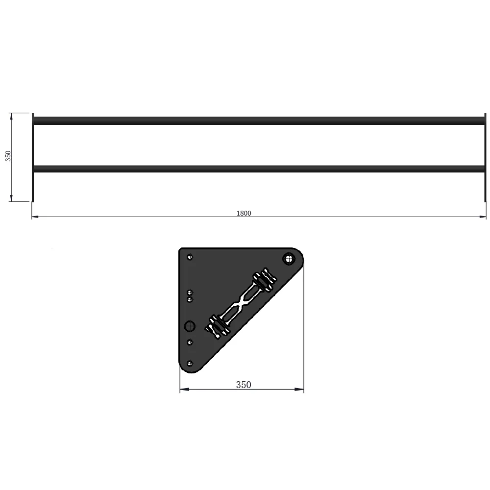 Force USA 6FT Muscle Up Bar - Lasercut